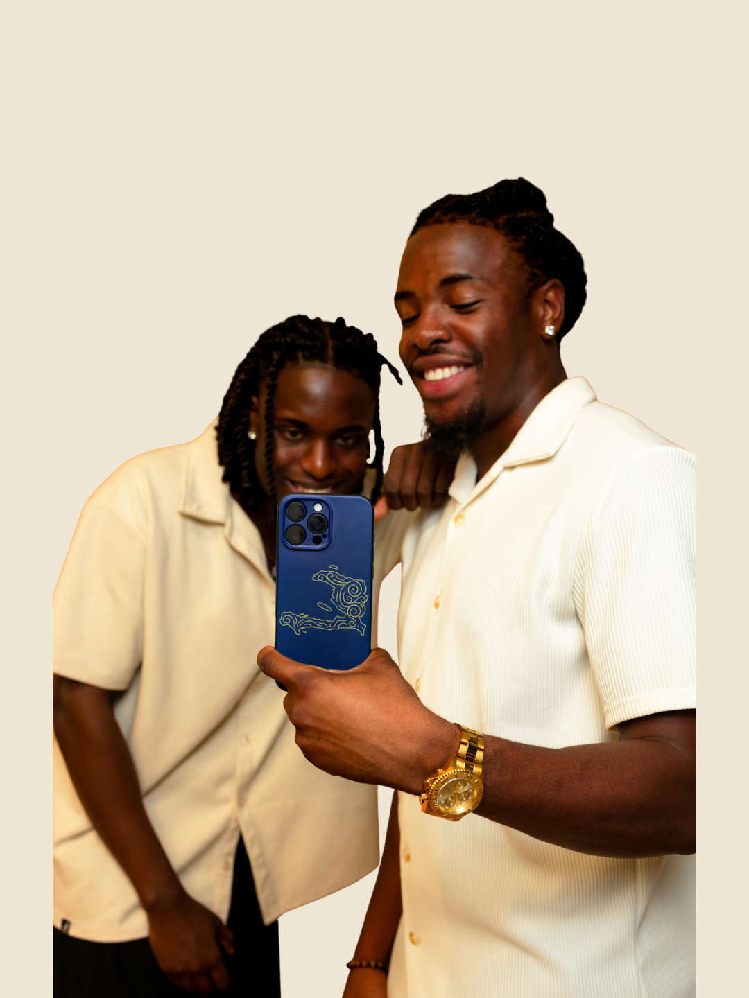 The 509 Map – Haitian iPhone Case with Gold Map