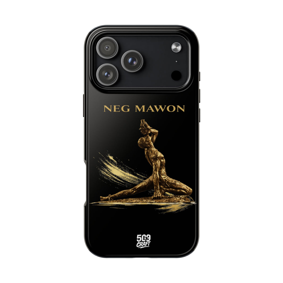 Neg Mawon Phone Case – Matte Black Edition