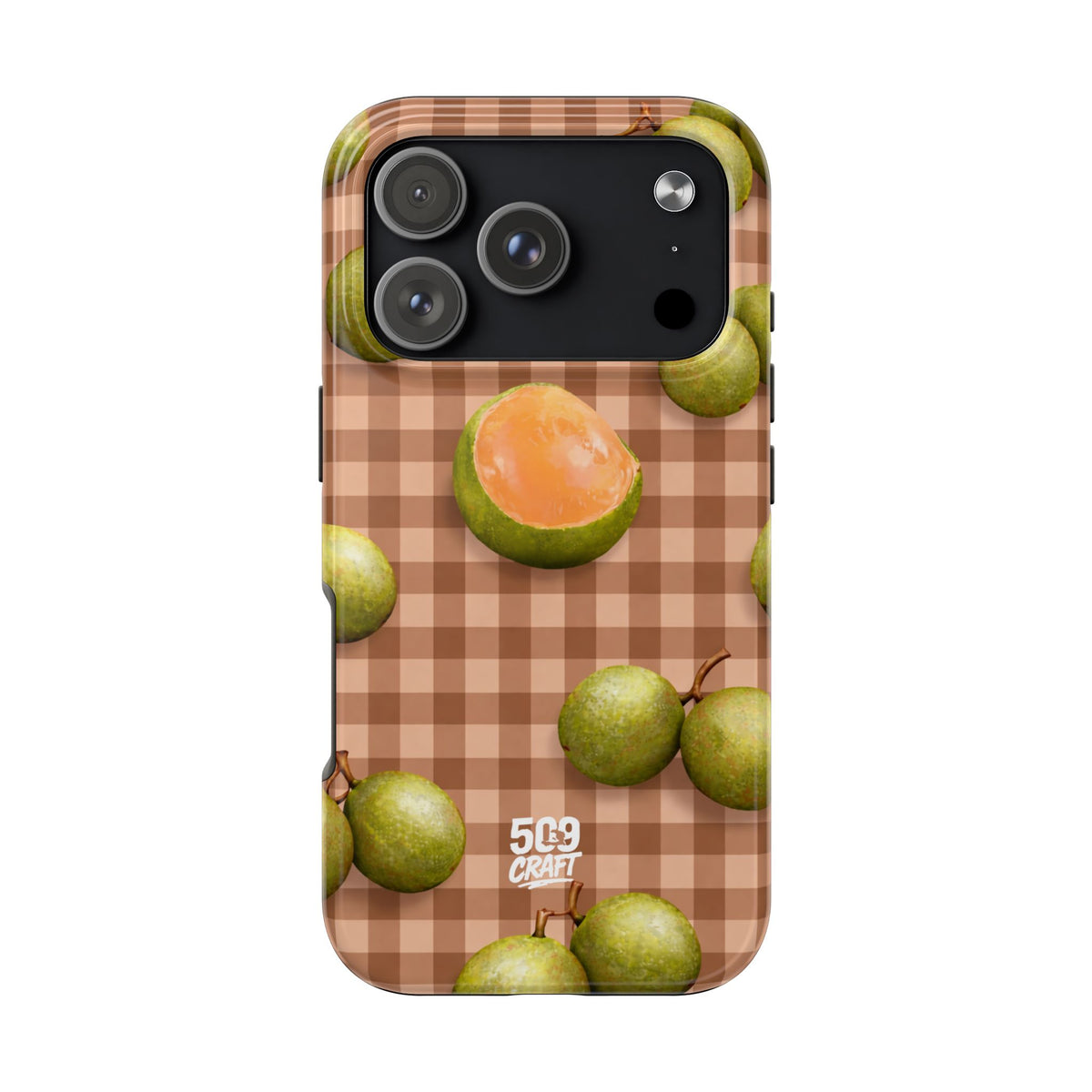 Coque de téléphone Nepnep — Marron