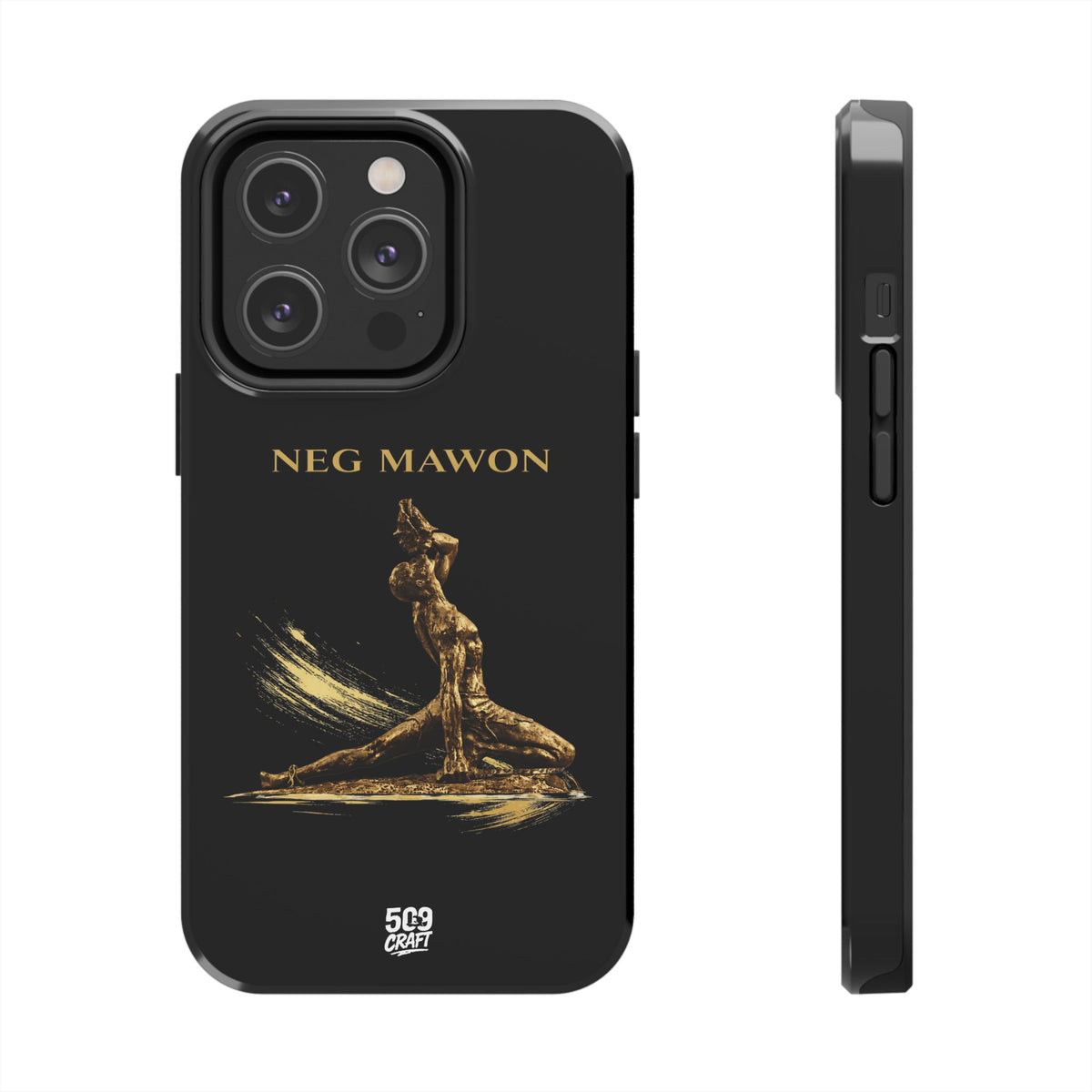 Neg Mawon Phone Case – Matte Black Edition