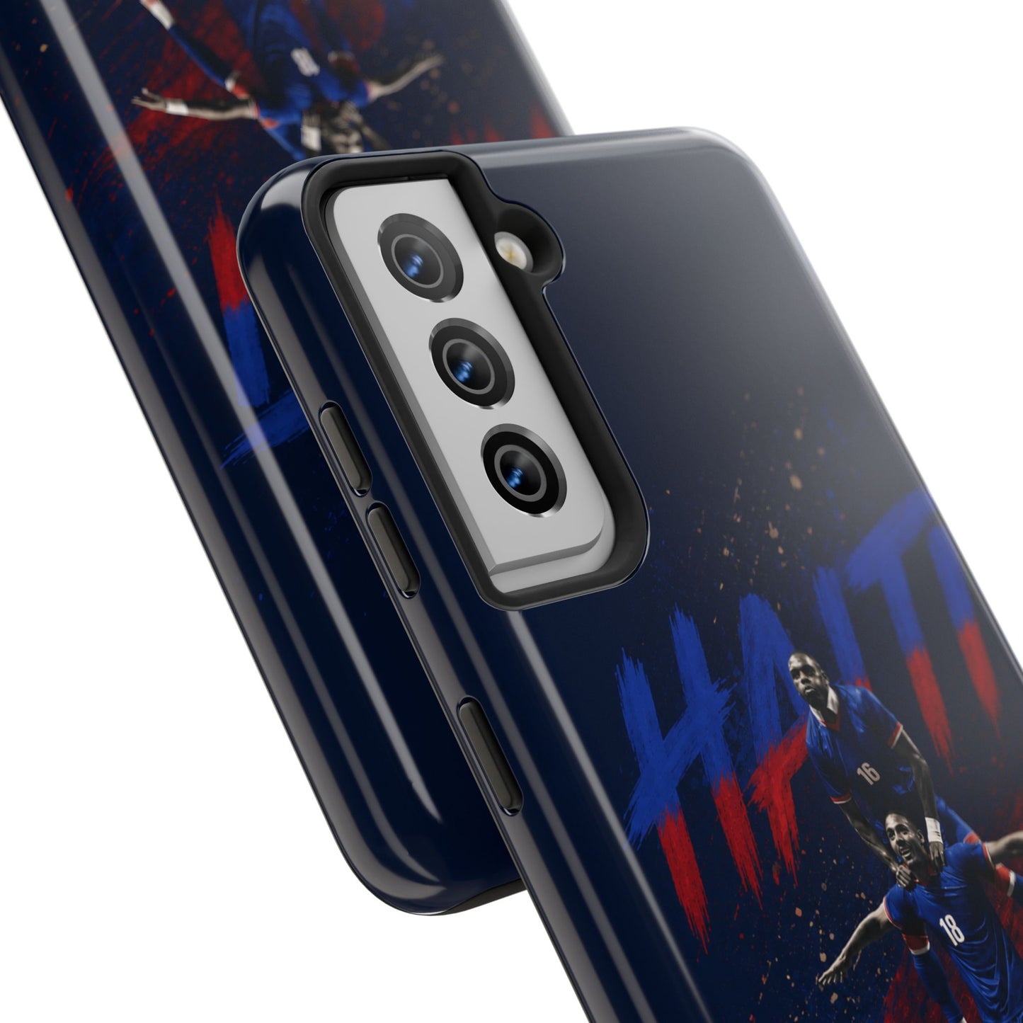 Haiti Soccer Tough Phone Case — Team Pride Protective Phone Cover
