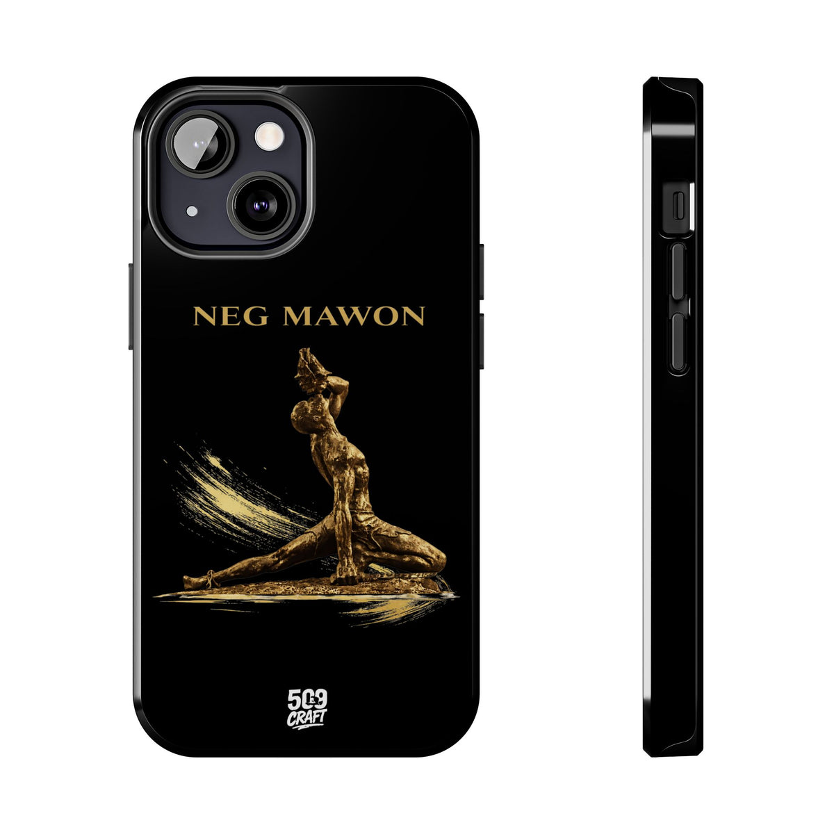 Neg Mawon Phone Case – Matte Black Edition