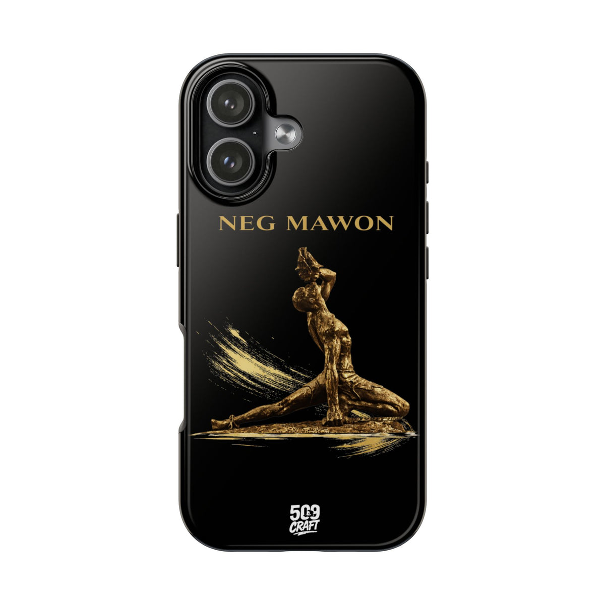 Neg Mawon Phone Case – Matte Black Edition