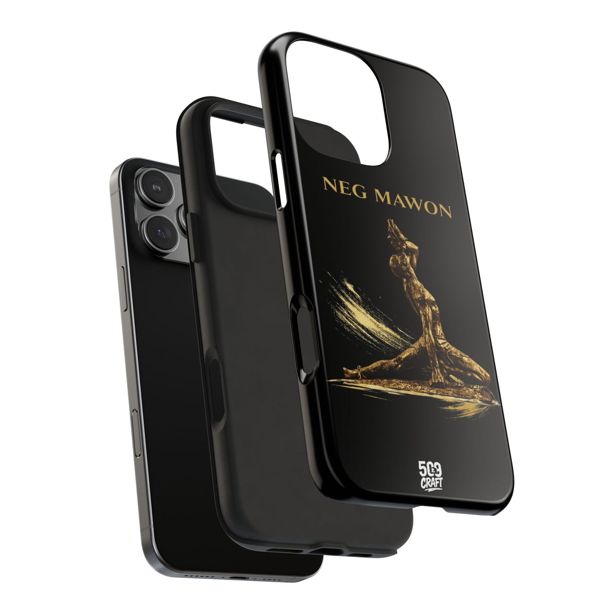 Neg Mawon Phone Case – Matte Black Edition