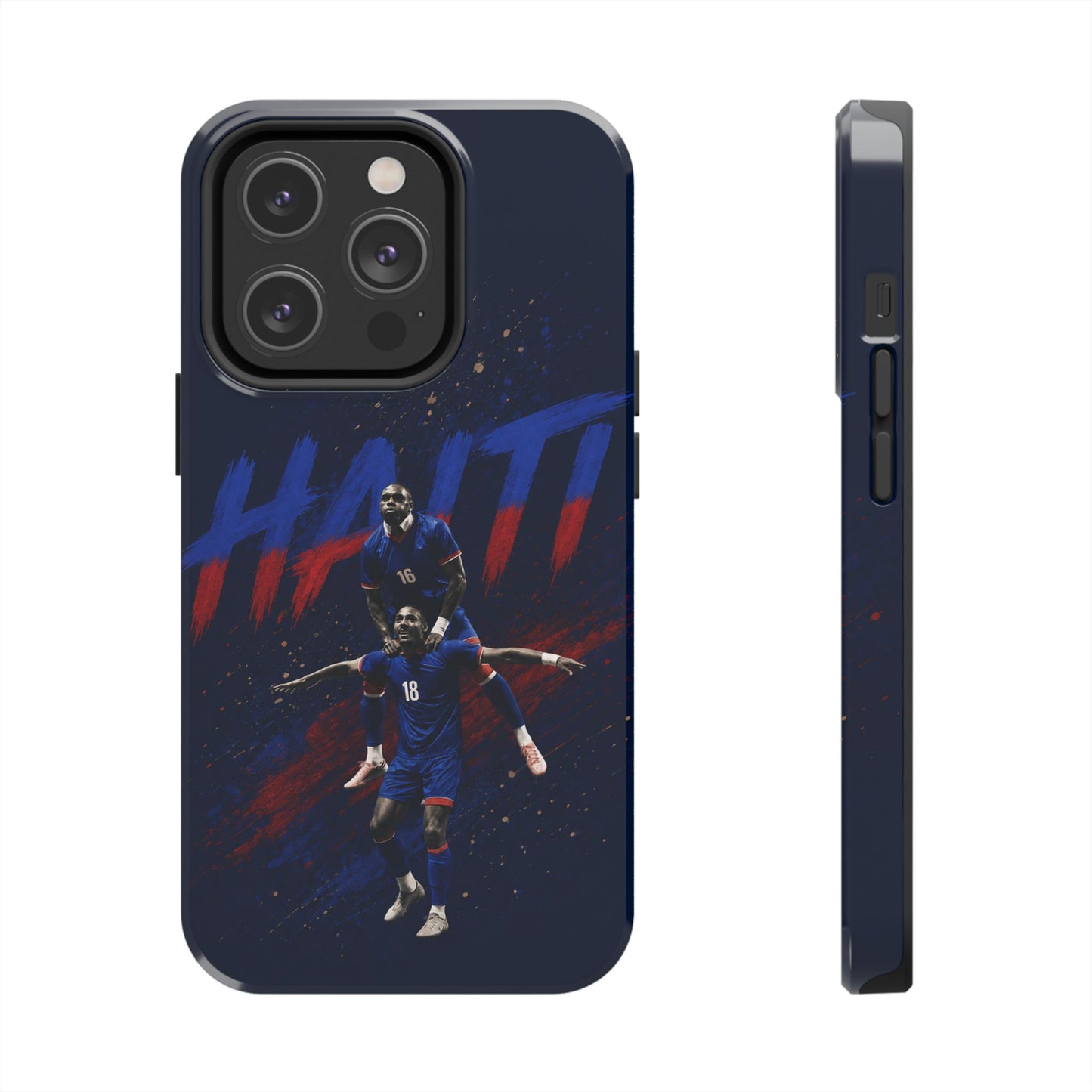 Haiti Soccer Tough Phone Case — Team Pride Protective Phone Cover