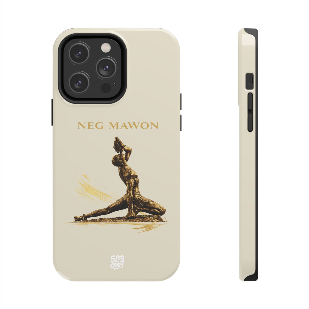 Neg Mawon Phone Case – Sand Beige Edition