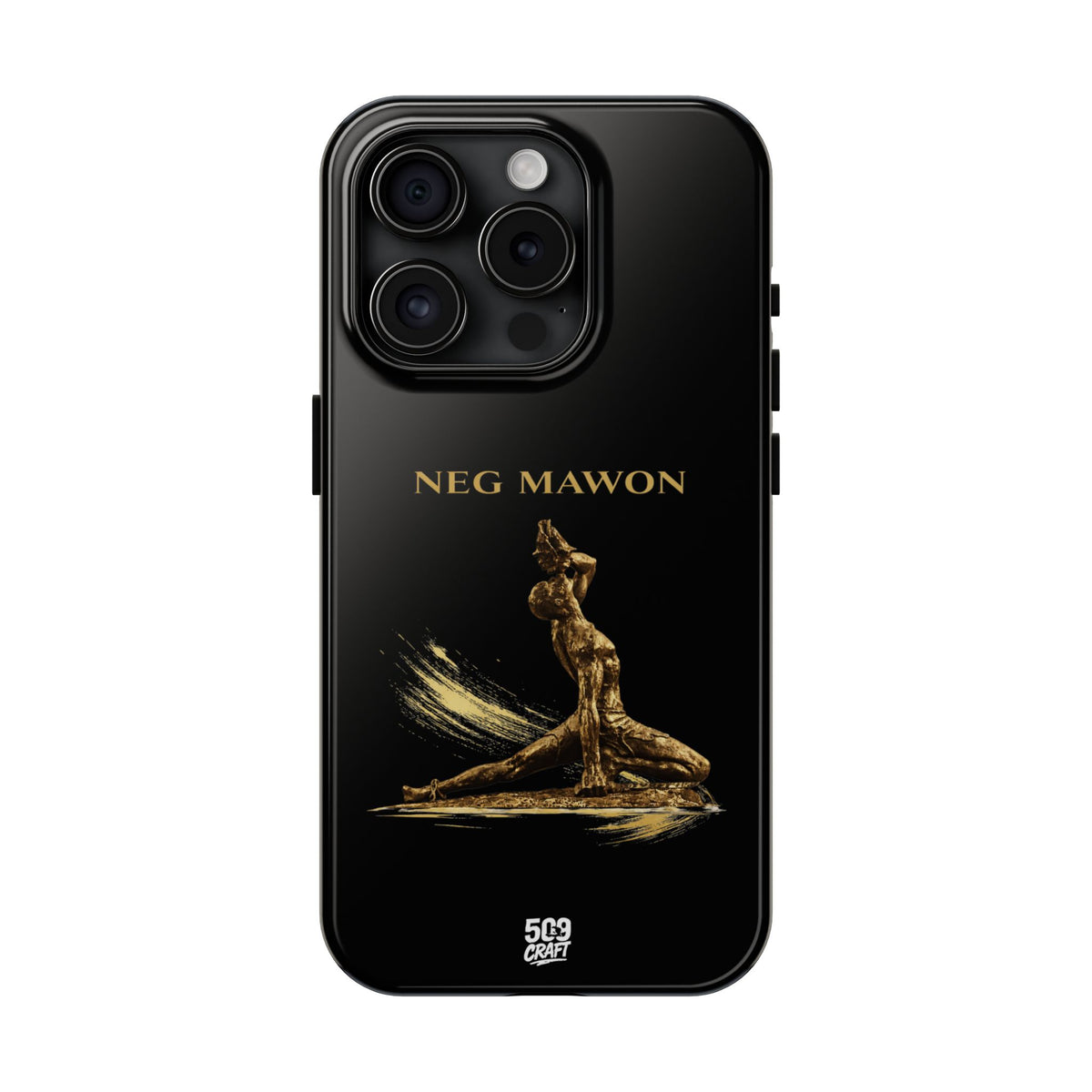 Neg Mawon Phone Case – Matte Black Edition