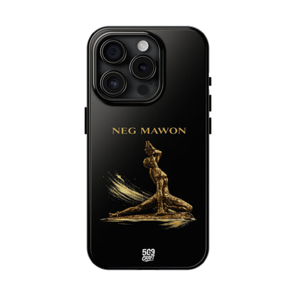 Neg Mawon Phone Case – Matte Black Edition
