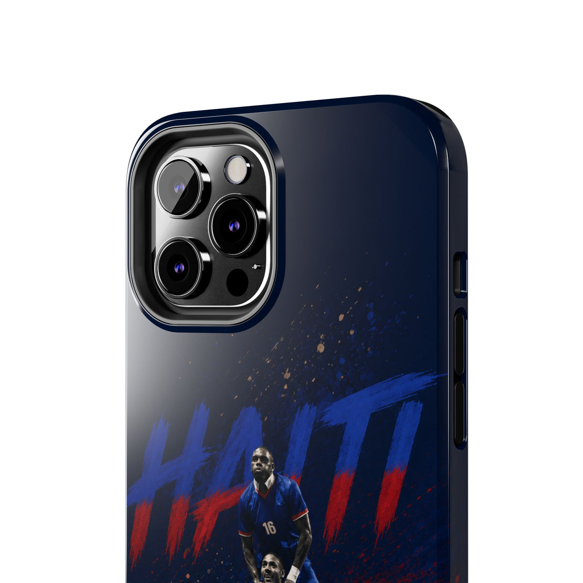 Coque de téléphone résistante Haïti Football — Housse de protection du téléphone Fierté de l'équipe