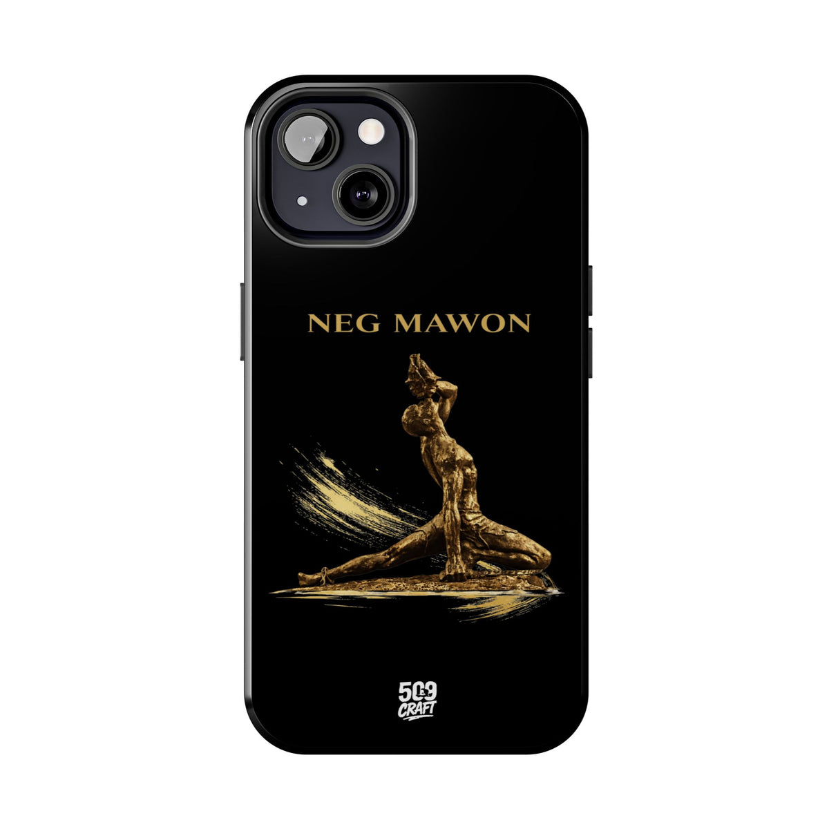 Neg Mawon Phone Case – Matte Black Edition