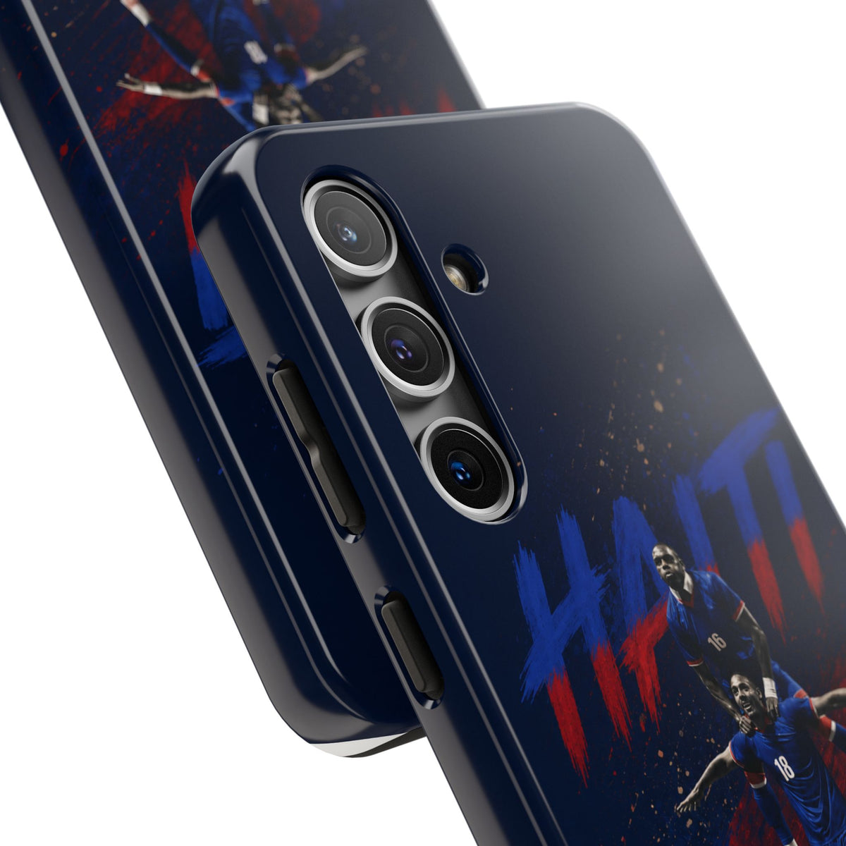 Coque de téléphone résistante Haïti Football — Housse de protection du téléphone Fierté de l'équipe