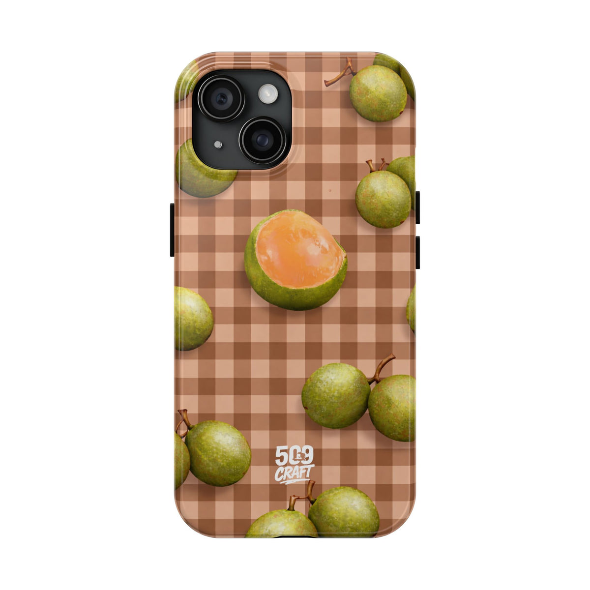 Coque de téléphone Nepnep — Marron