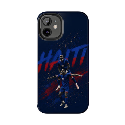 Coque de téléphone résistante Haïti Football — Housse de protection du téléphone Fierté de l'équipe