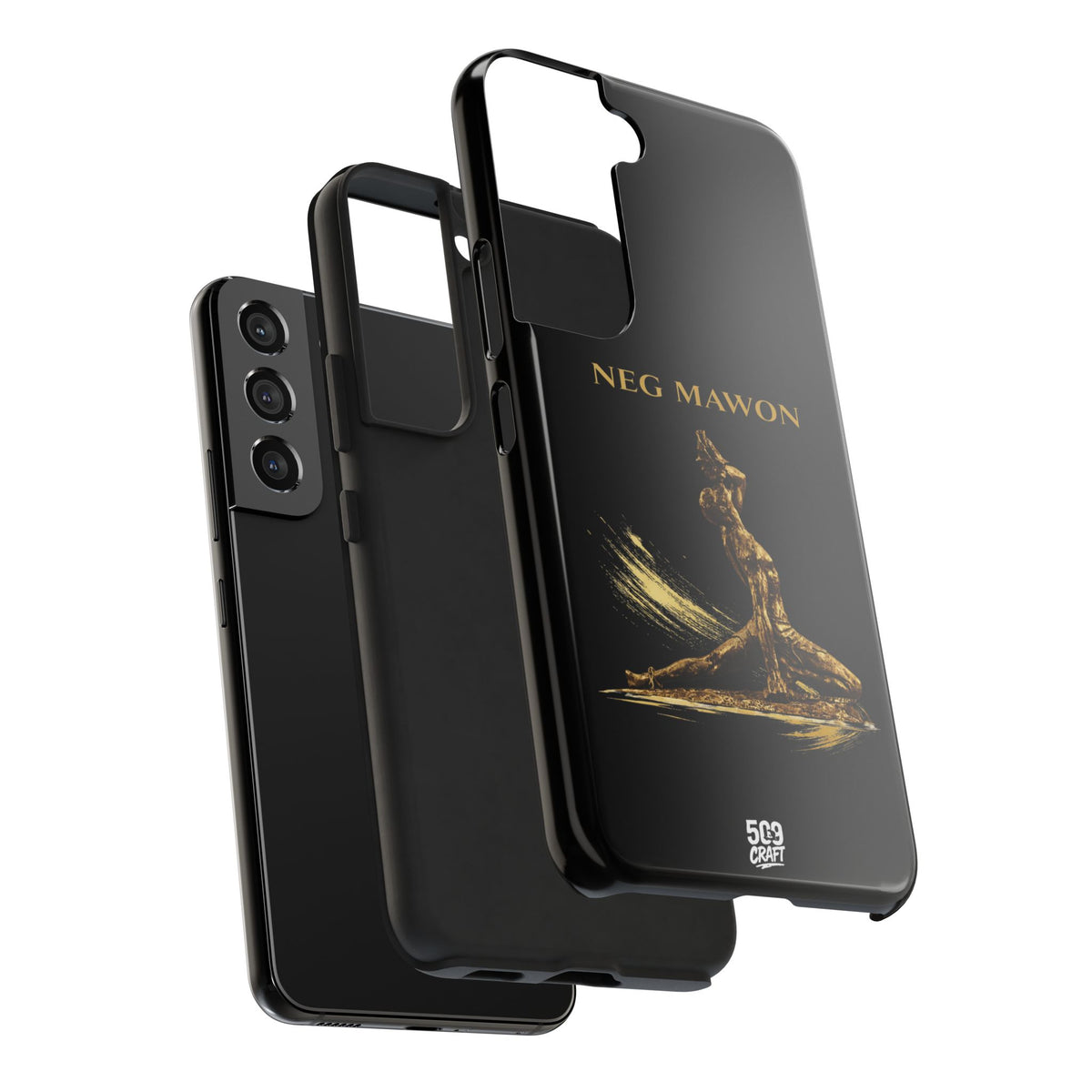 Neg Mawon Phone Case – Matte Black Edition