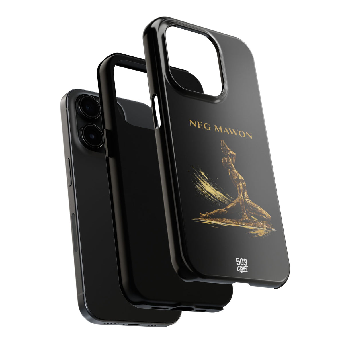 Neg Mawon Phone Case – Matte Black Edition