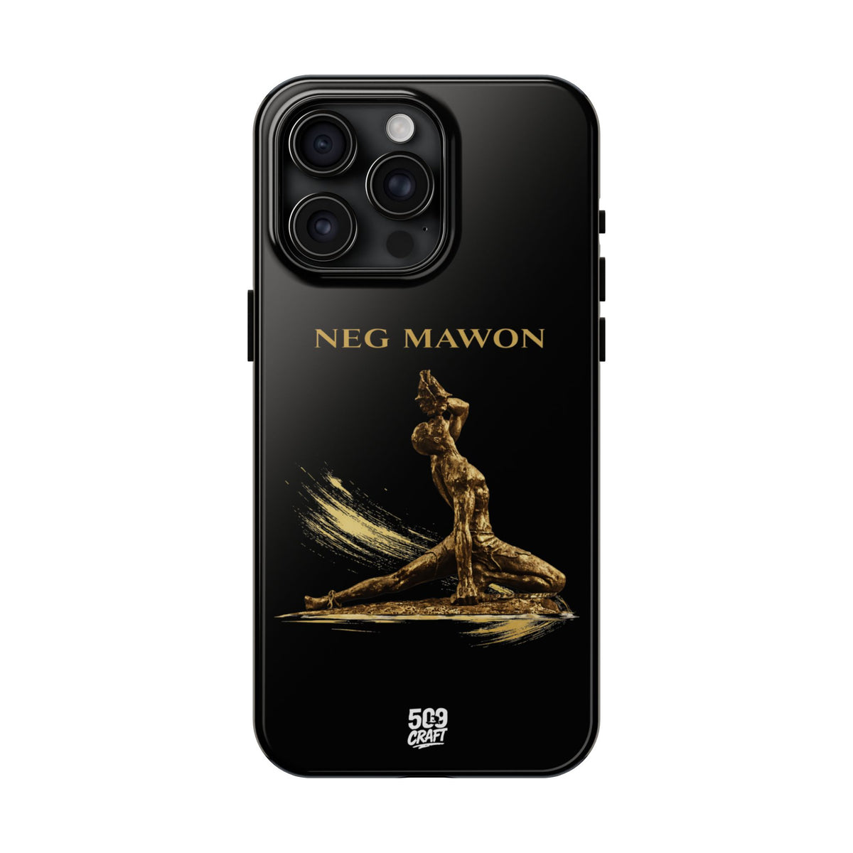 Neg Mawon Phone Case – Matte Black Edition