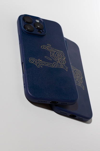 The 509 Map – Haitian iPhone Case with Gold Map