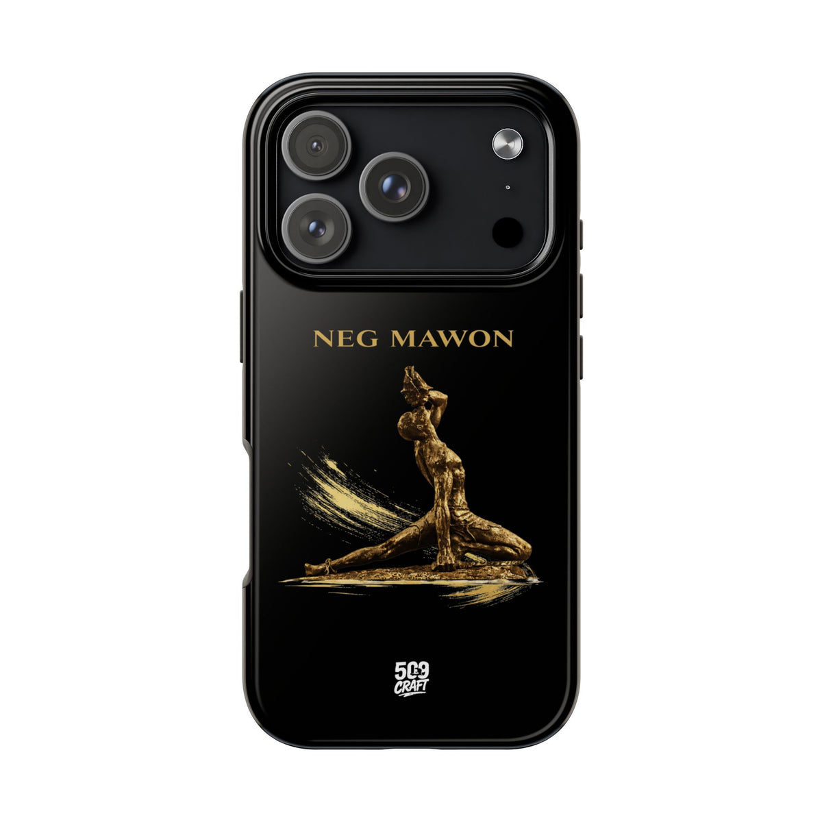 Neg Mawon Phone Case – Matte Black Edition