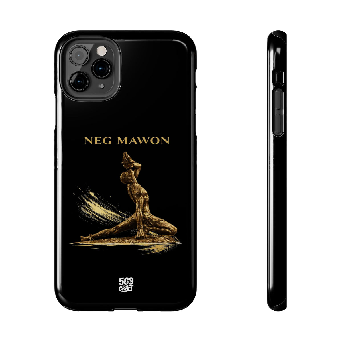 Neg Mawon Phone Case – Matte Black Edition
