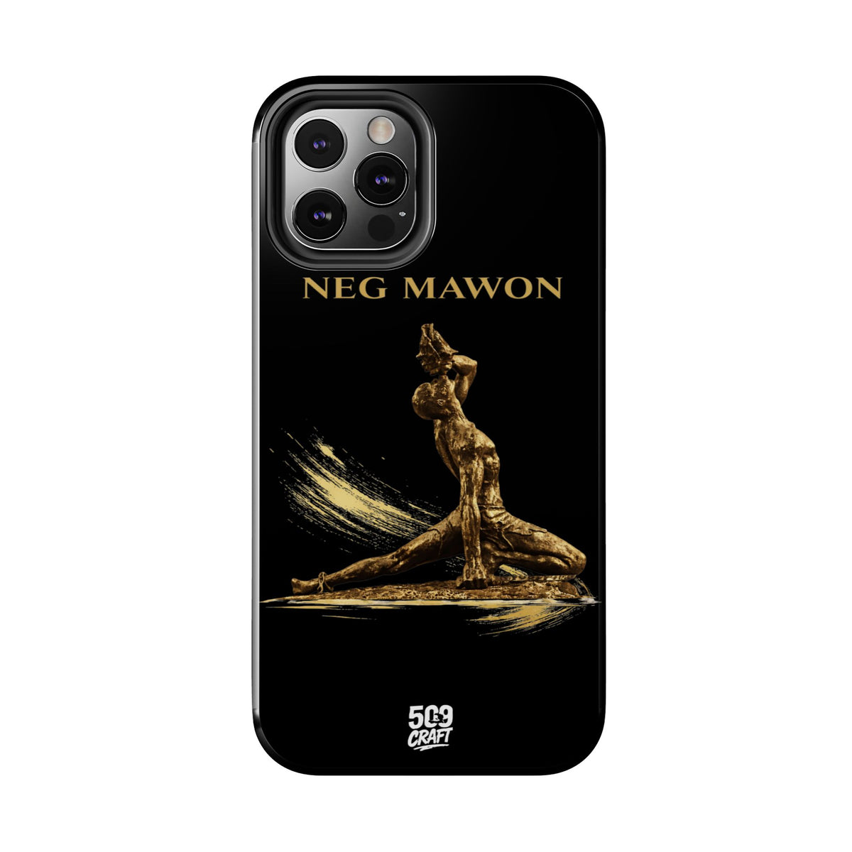 Neg Mawon Phone Case – Matte Black Edition