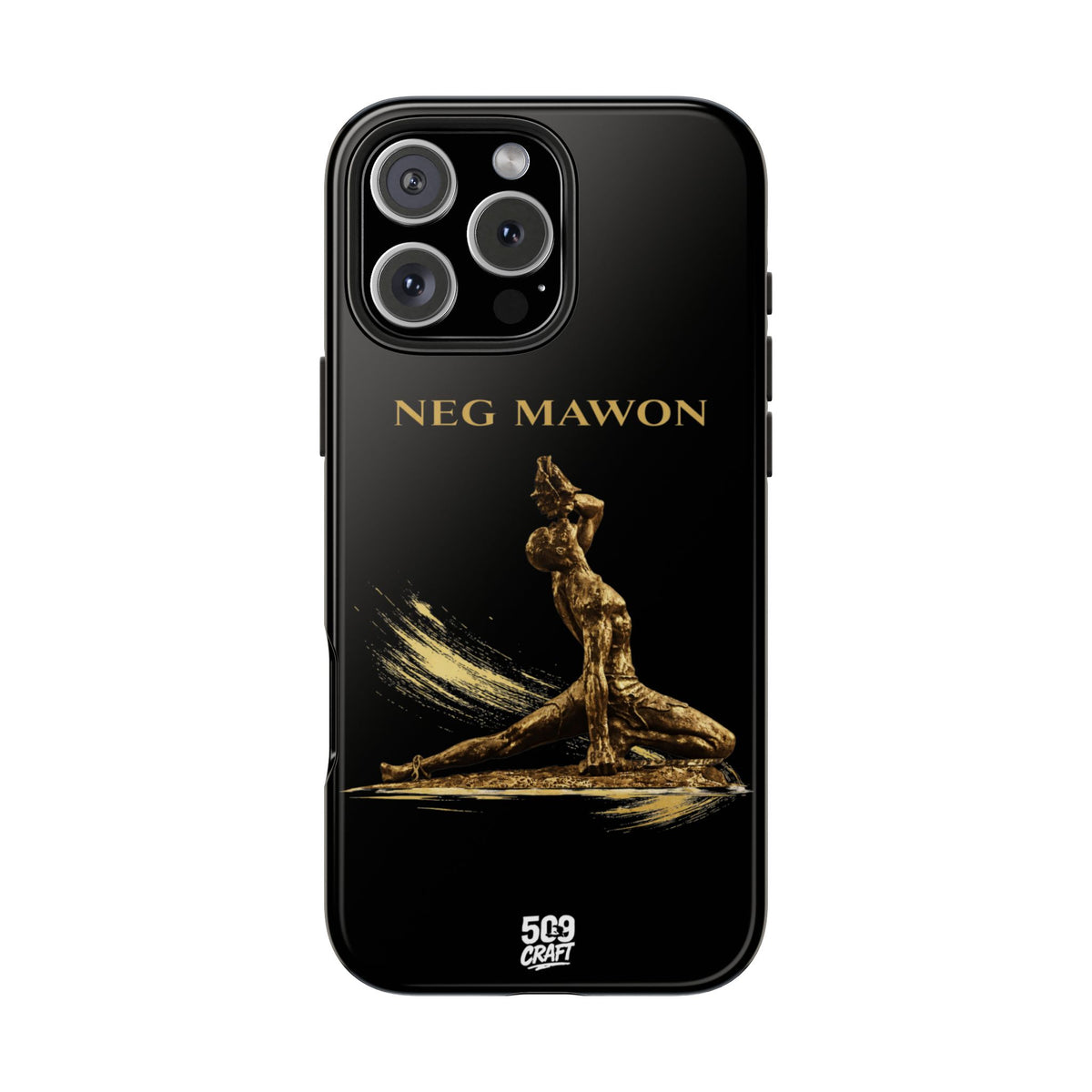 Neg Mawon Phone Case – Matte Black Edition