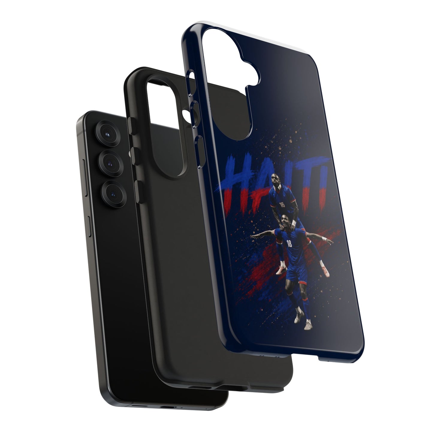 Haiti Soccer Tough Phone Case — Team Pride Protective Phone Cover