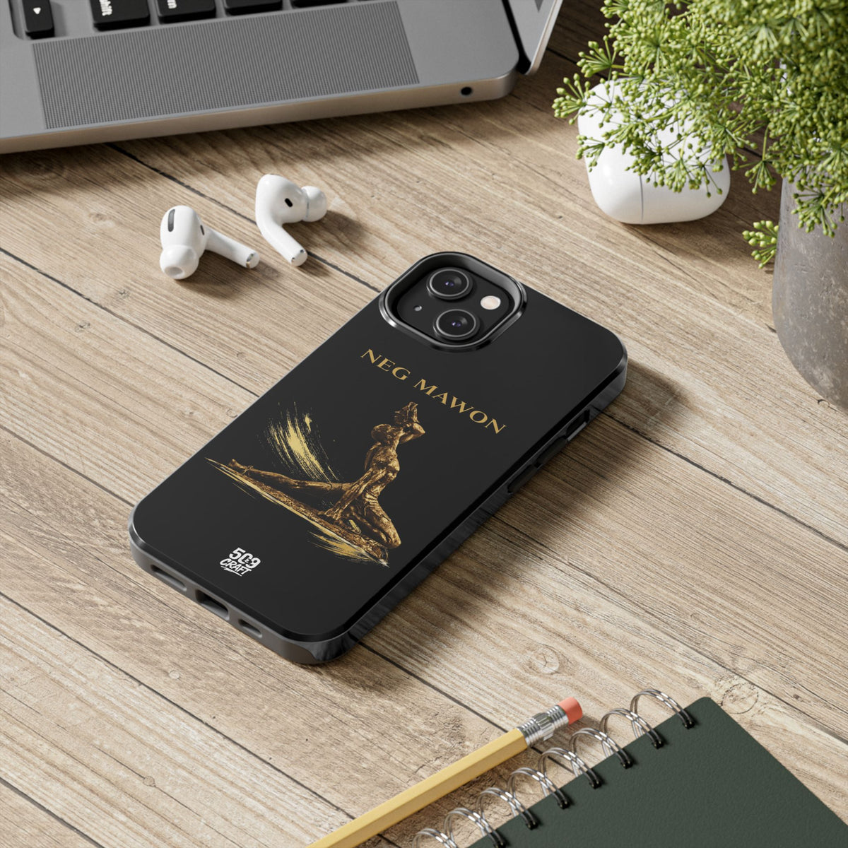 Neg Mawon Phone Case – Matte Black Edition