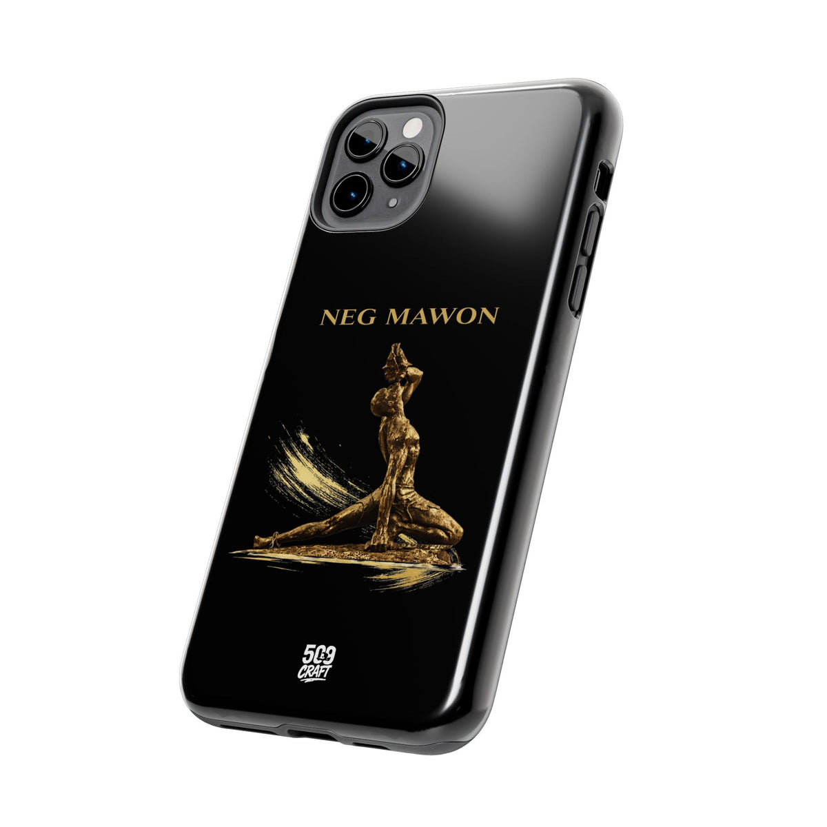 Neg Mawon Phone Case – Matte Black Edition