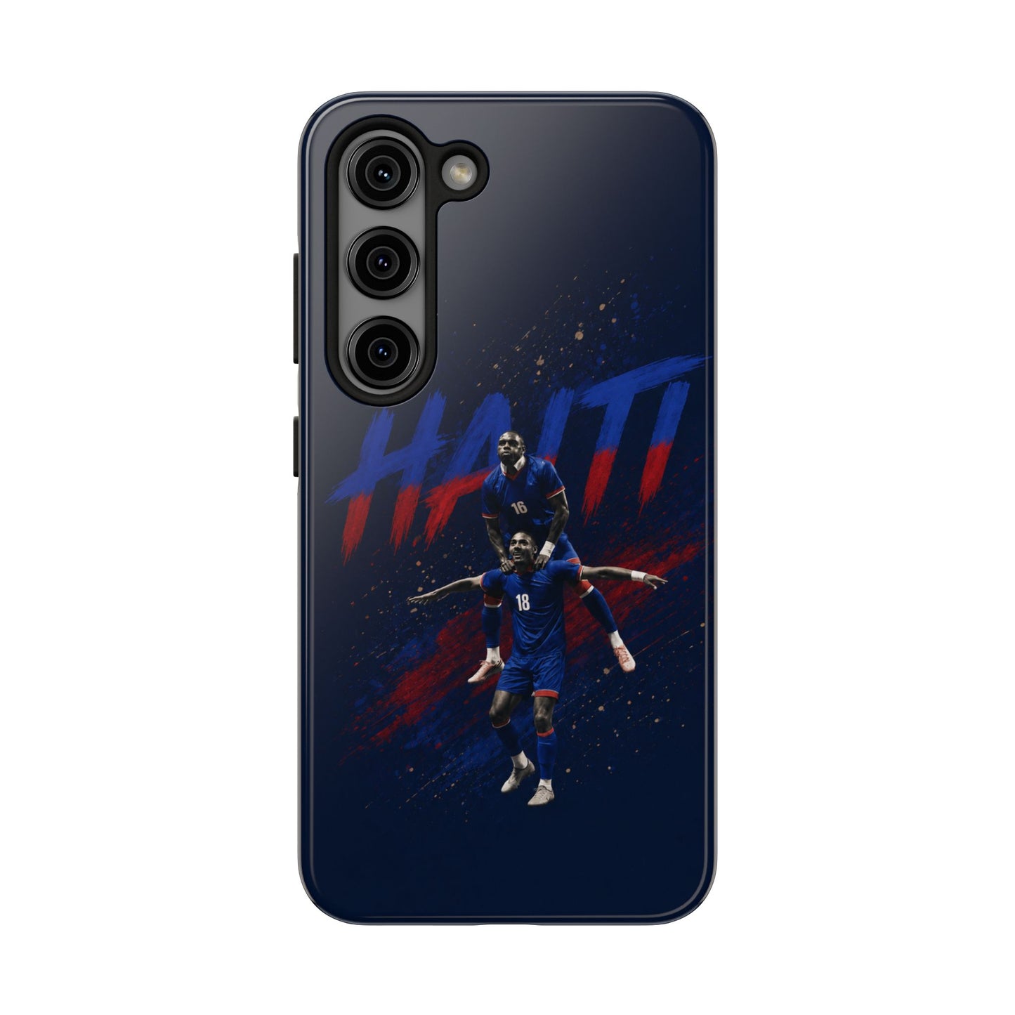 Haiti Soccer Tough Phone Case — Team Pride Protective Phone Cover