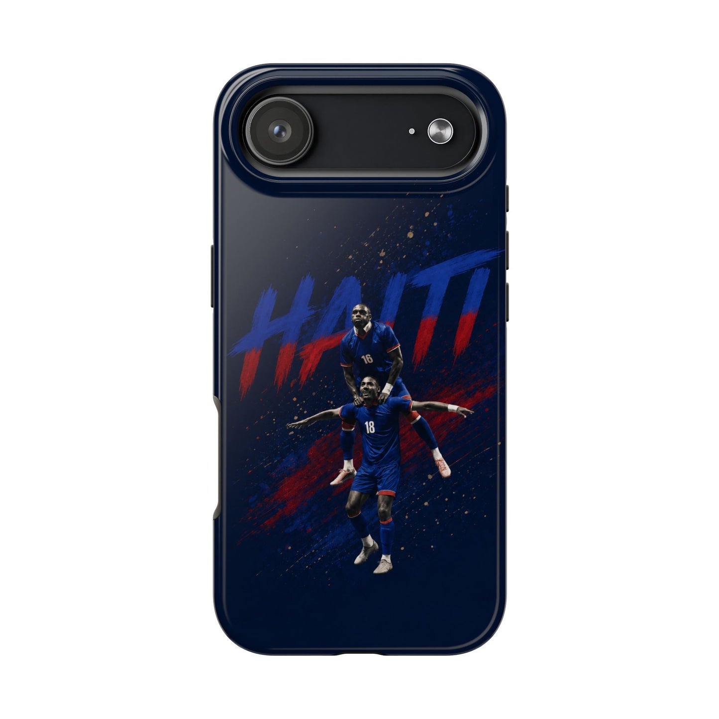 Haiti Soccer Tough Phone Case — Team Pride Protective Phone Cover