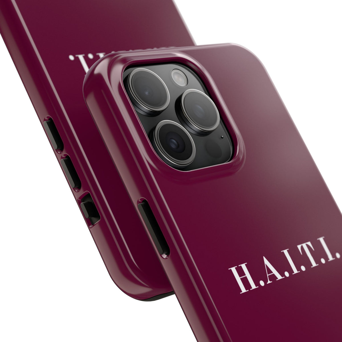 Haiti burgundy iPhone Cover