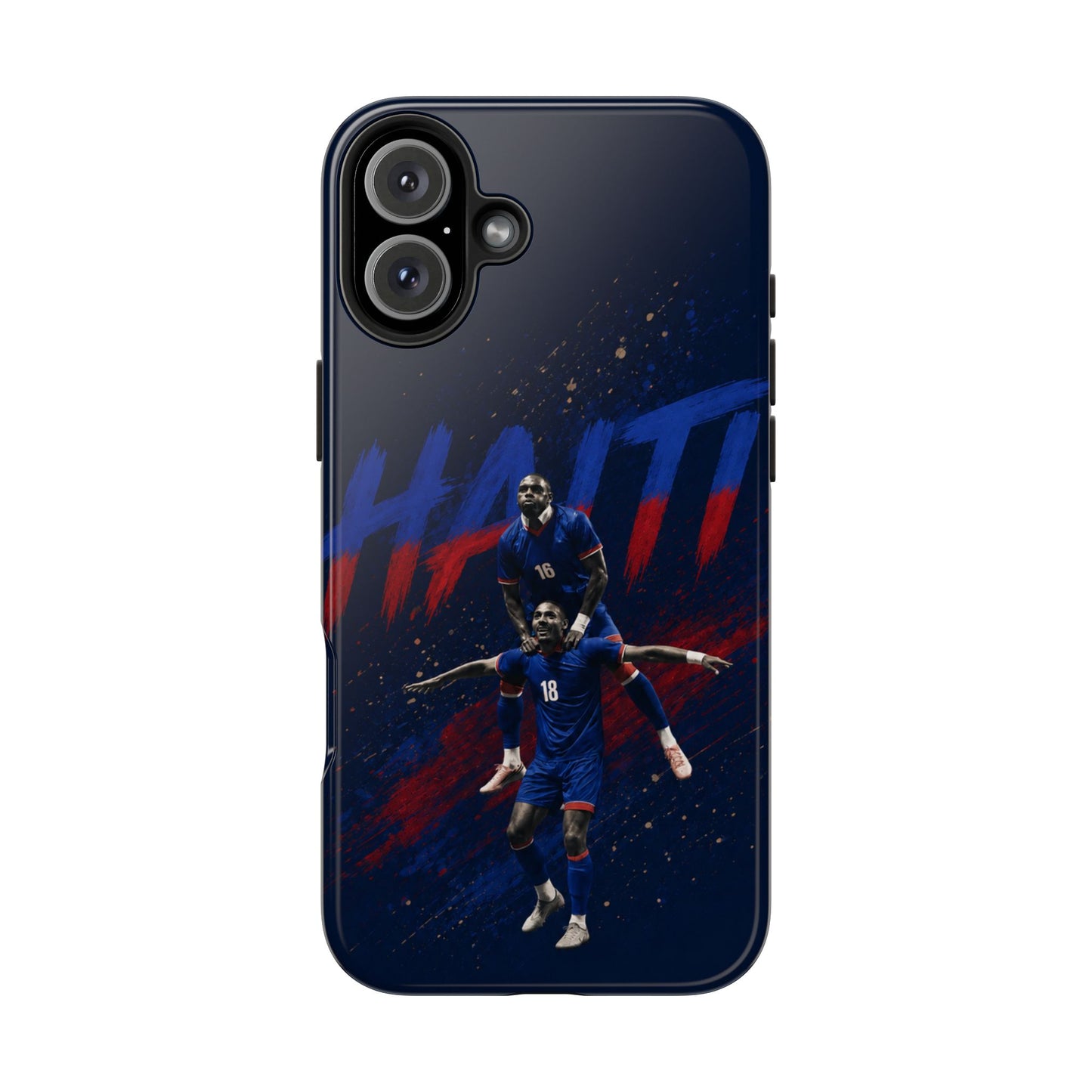 Haiti Soccer Tough Phone Case — Team Pride Protective Phone Cover