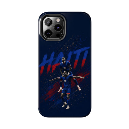 Coque de téléphone résistante Haïti Football — Housse de protection du téléphone Fierté de l'équipe