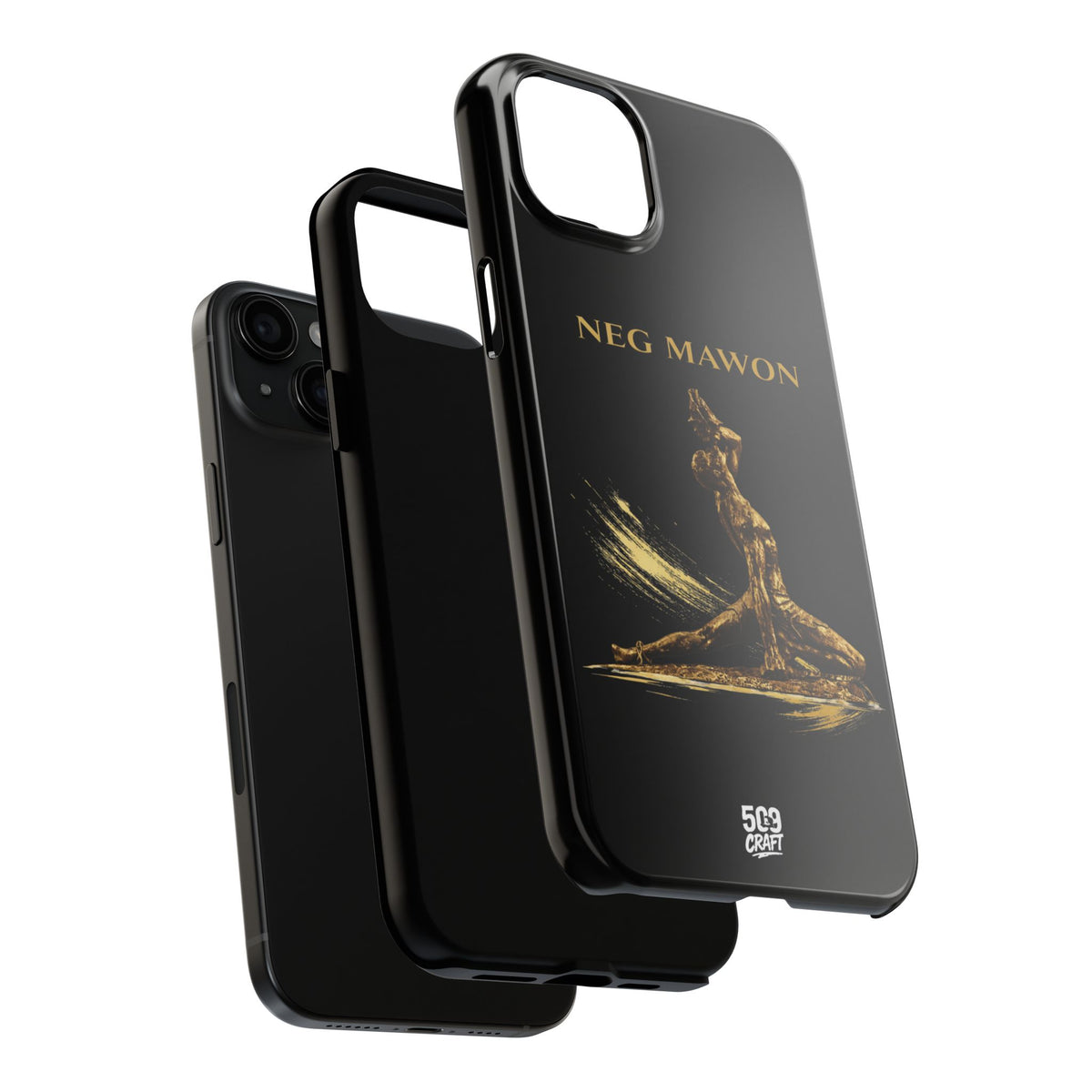 Neg Mawon Phone Case – Matte Black Edition