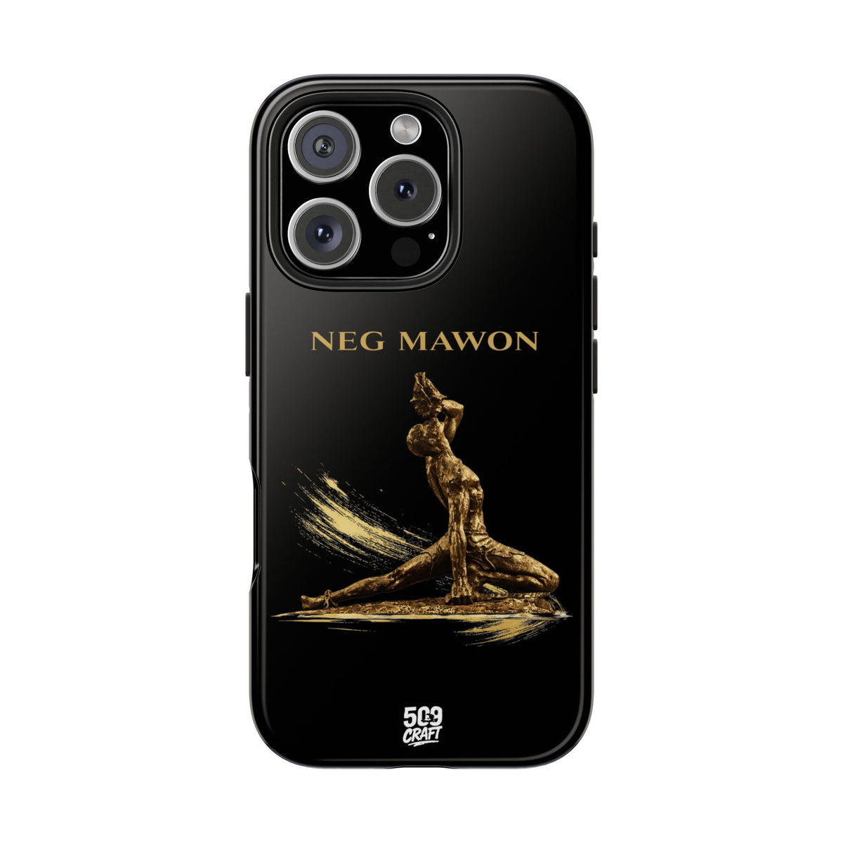 Neg Mawon Phone Case – Matte Black Edition