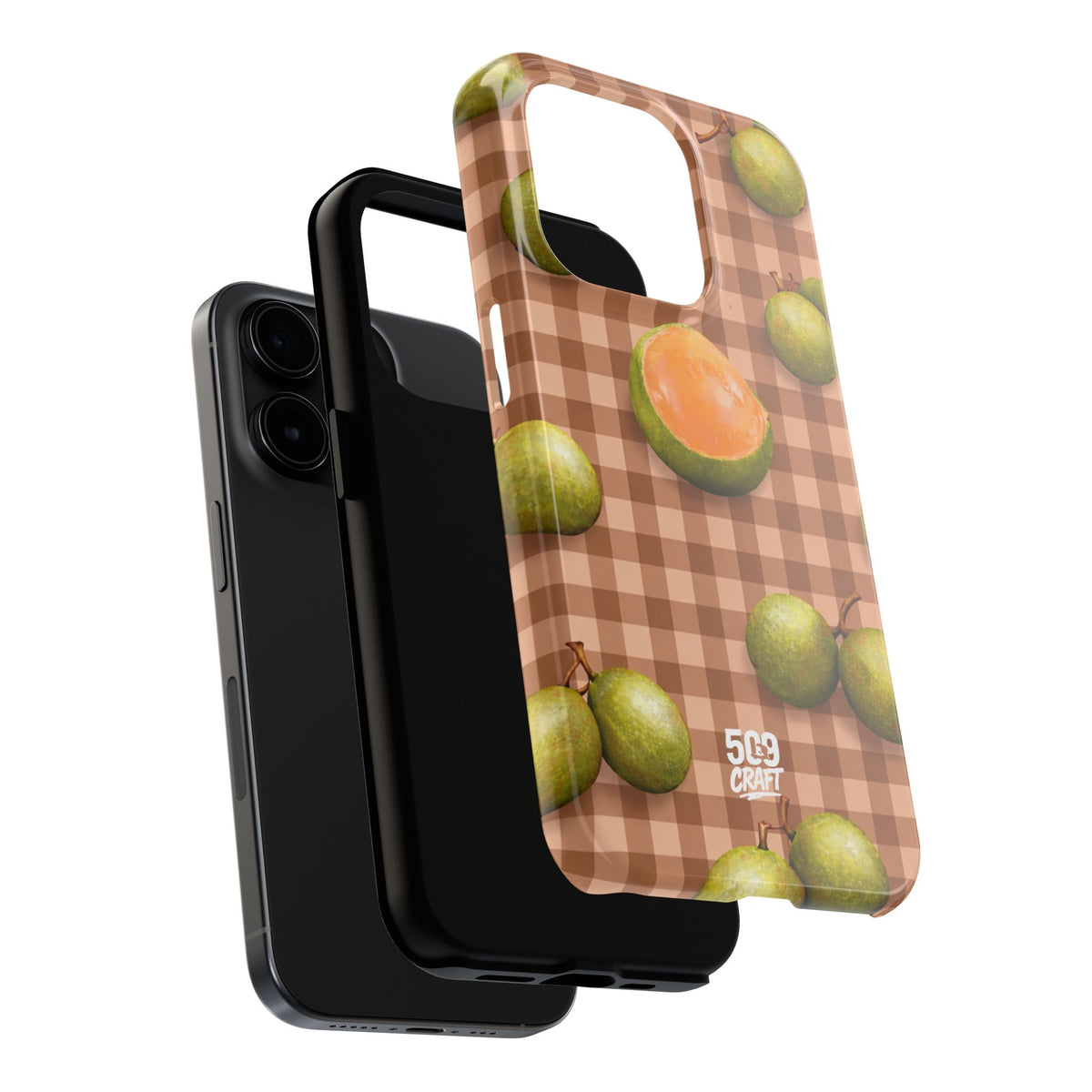 Coque de téléphone Nepnep — Marron