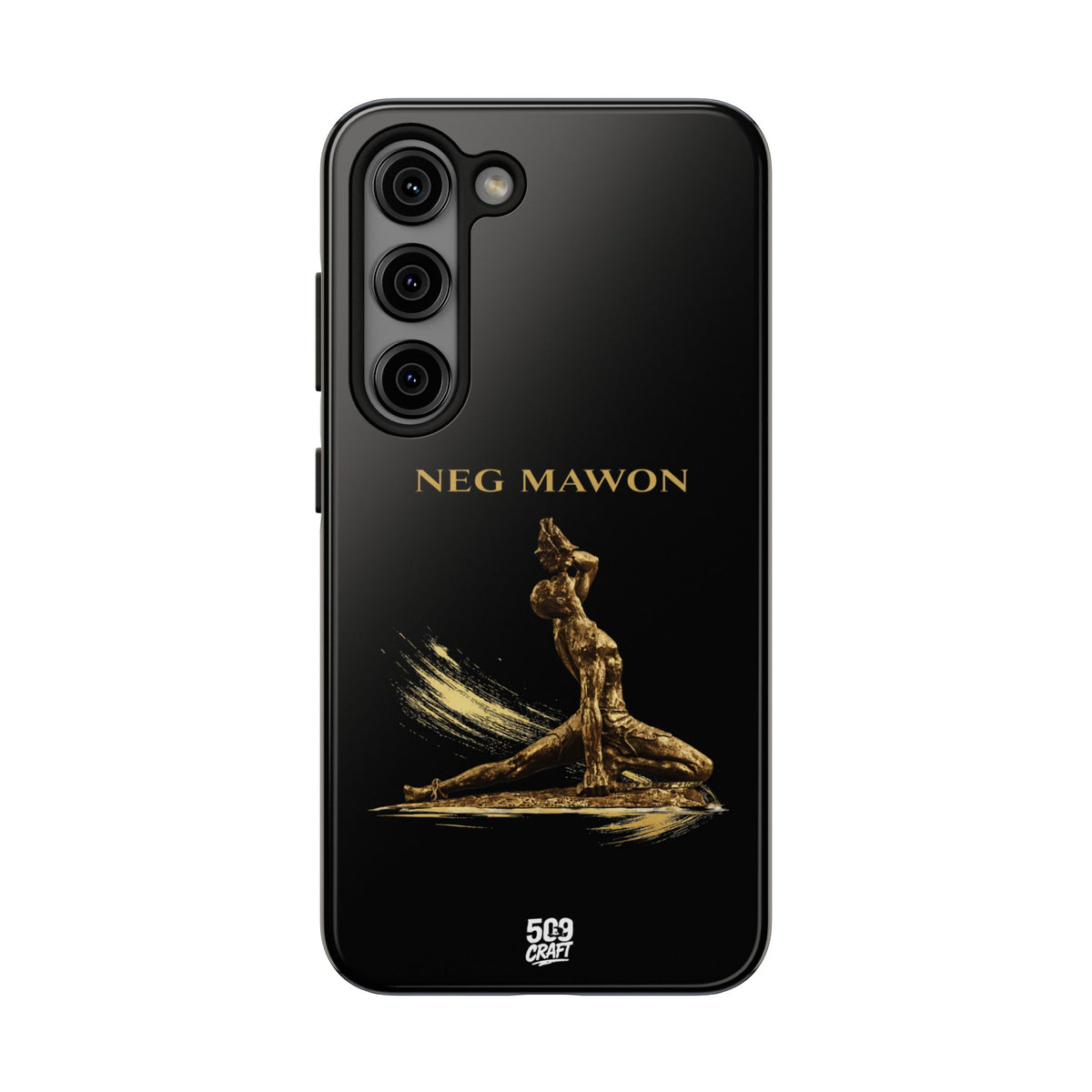 Neg Mawon Phone Case – Matte Black Edition