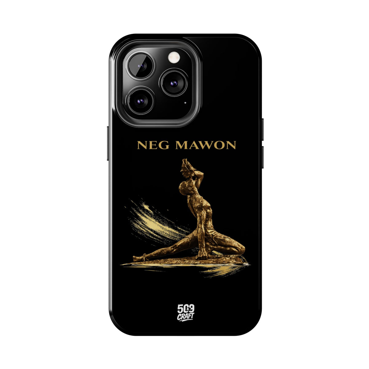 Neg Mawon Phone Case – Matte Black Edition