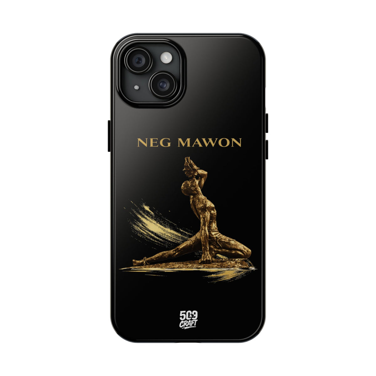 Neg Mawon Phone Case – Matte Black Edition