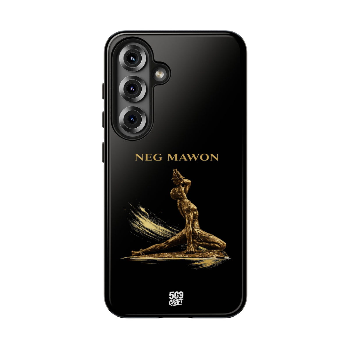 Neg Mawon Phone Case – Matte Black Edition