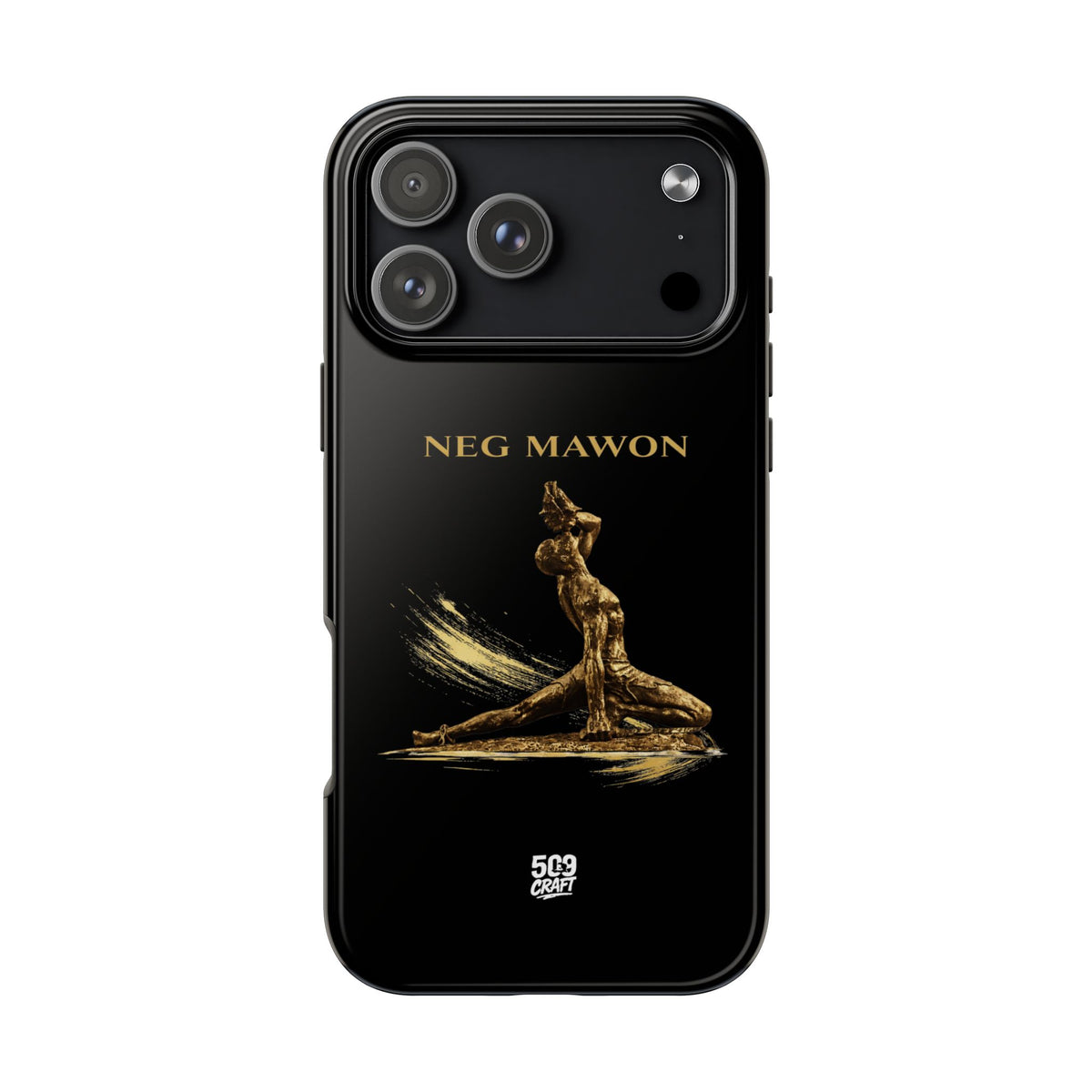 Neg Mawon Phone Case – Matte Black Edition
