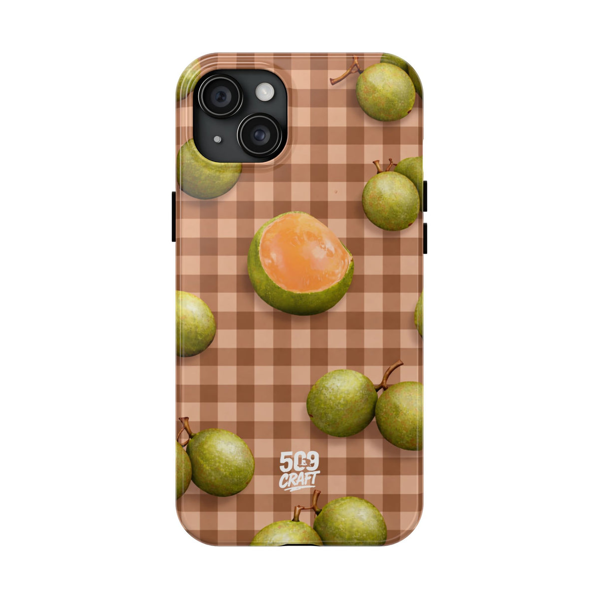 Coque de téléphone Nepnep — Marron