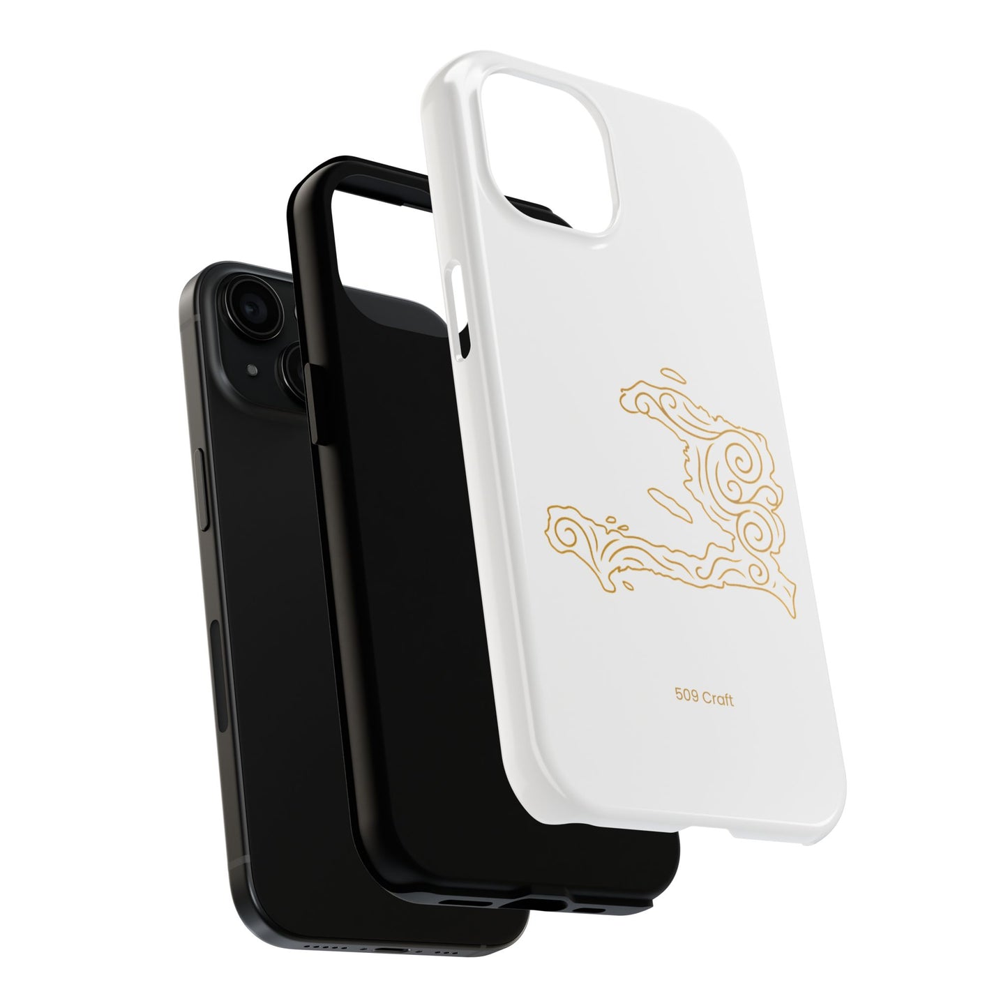 Golden Map - Phone case