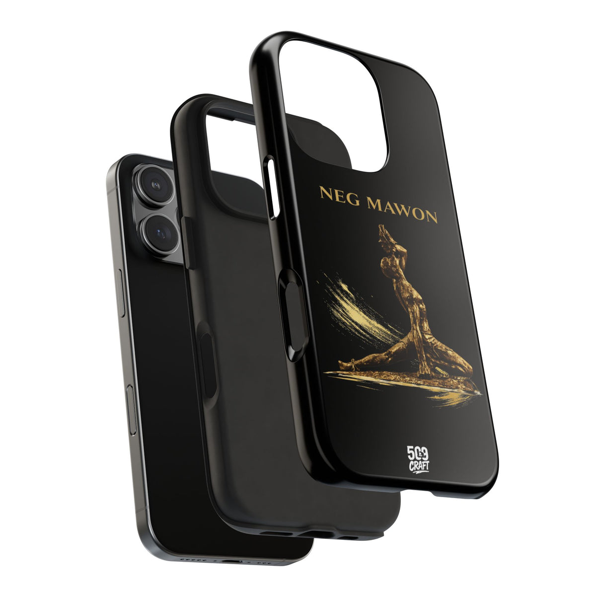 Neg Mawon Phone Case – Matte Black Edition