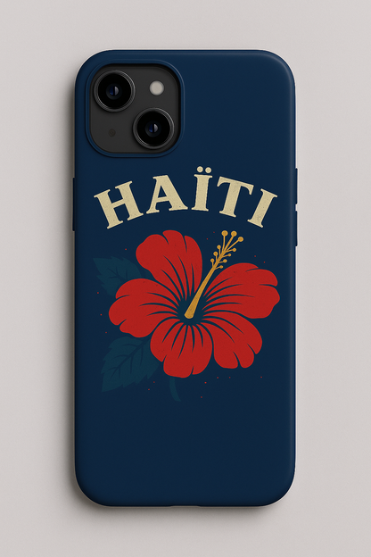 Haïti Hibiscus – Floral Haitian iPhone Case