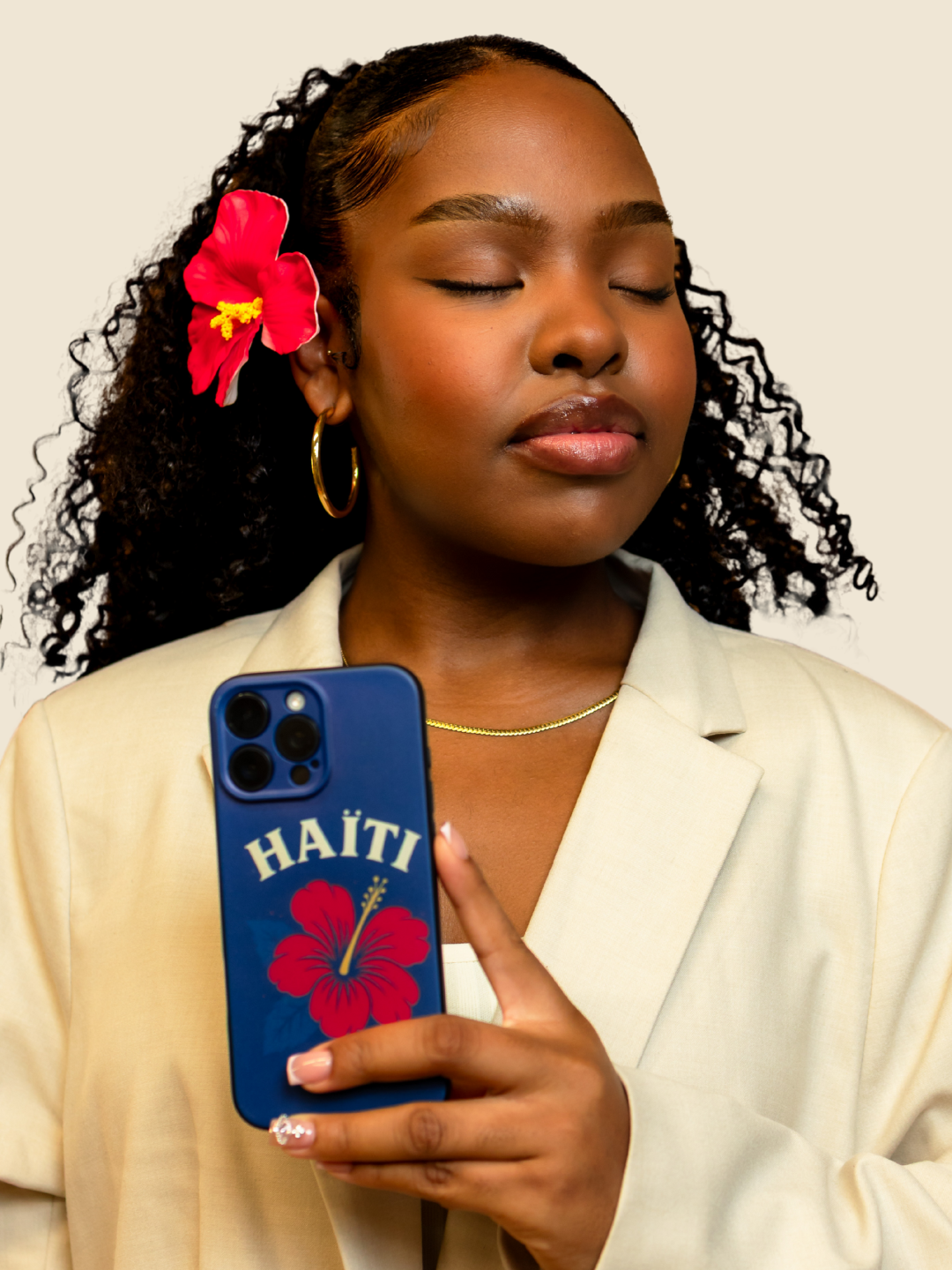 Haïti Hibiscus – Floral Haitian iPhone Case
