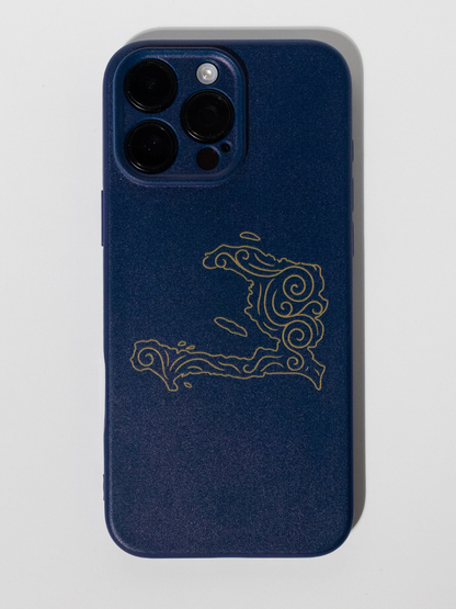 The 509 Map – Haitian iPhone Case with Gold Map