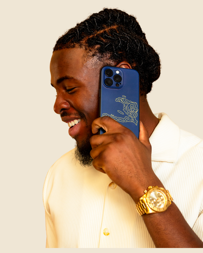 The 509 Map – Haitian iPhone Case with Gold Map