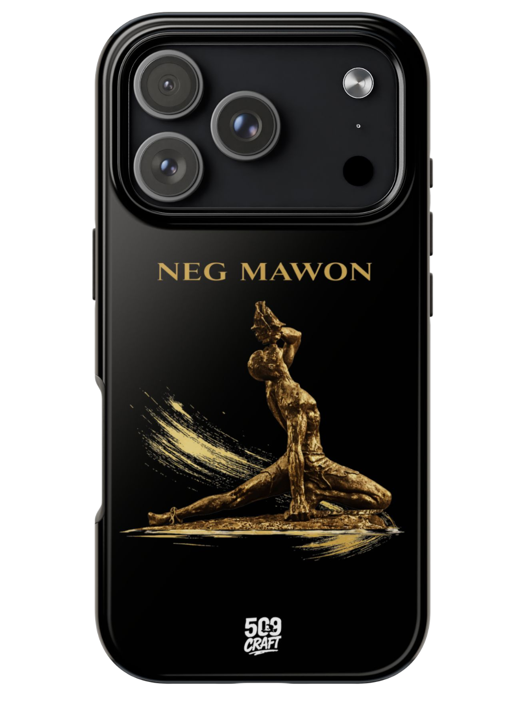 Neg Mawon Phone Case – Matte Black Edition