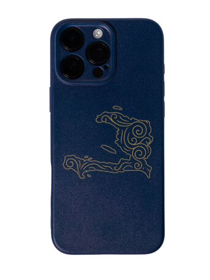 Haiti Map Phone Case with Gold Design | 509CRAFT"